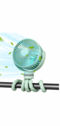 Momcozy PŘENOSNÝ VENTILÁTOR DO KOČÁRKU ZELENÝ