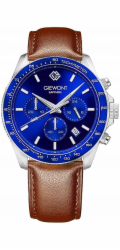 Giewont Pánské hodinky Chronograf Sapphire Hnědomodré GW3520-A5