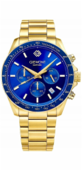 Giewont Pánské hodinky Chronograf Sapphire Gold Blue GW3520-B5