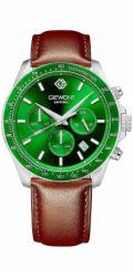 Giewont Pánské hodinky Chronograf Sapphire Hnědozelené GW3520-A6
