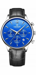 Giewont Pánské hodinky Chronograph Sapphire Black and Blue GW6310-A3