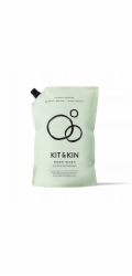 NoName Kit & Kin Přírodní tekuté mýdlo na ruce s vůní limetky a aloe vera - NÁPLŇ, 1 l