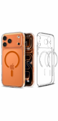Spigen ULTRA HYBRID MAGSAFE POUZDRO PRO IPHONE 17 PRO MAX ČIŘÍ/ORANŽOVÉ