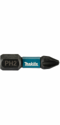 Makita MAKITA ŠROUBOVACÍ BIT PH2-25mm /25ks. NÁRAZOVÁ ČERNÁ