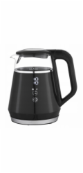ExtraLink SKLENĚNÁ KONVICE 1712 ČERNÁ 1 L 1100 W