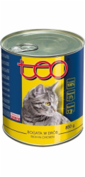 TEO Rich in poultry - mokré krmivo pro kočky - 850g