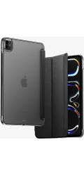 Spigen Pouzdro na tablet LIQUID AIR FOLIO pro iPad Pro 11” 5 / 6 2024-2025 ČERNÉ