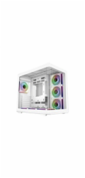 Cooler Master case Elite 600, ATX, Průhledná bočnice, 7x 120mm ARGB Fan, Bílá