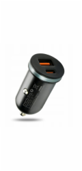 everActive Nabíječka do auta CC-30Q QC3.0 35W 1X USB + 1X USB-C PD Černá