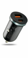 everActive Autonabíječka CC-60Q QC3.0 83W 1x USB + 1x USB-C PD Černá