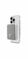 Guess Powerbank Grained Triangle Inductional Powerbank 5000mAh 15W USB-C MagSafe béžová