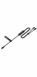 Digitus Napájecí kabel 2 v 1 USB-C - 2x USB-C, USB 2.0 140W PD 3.1, nylon, 1,8 m černý