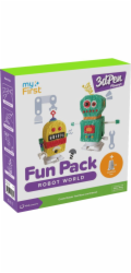 XMaster myFirst 3dPen Make Filaments Fun Pack - kreativní sada pro 3dPen, obsahuje 5 šablon, 12 PCL filamentů (25 m), šroubovací mechanismus pro modely, termoplastickou fólii (robot world)