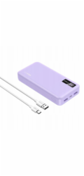 Ugreen Powerbanka PB312 20000mAh 2xUSB-A, USB-C 20W fialová