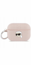 Karl Lagerfeld Pouzdro Monogram Karl Head pro Apple AirPods Pro 3 růžové