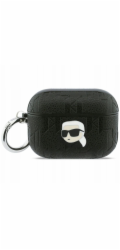 Karl Lagerfeld Pouzdro Monogram Karl Head pro Apple AirPods Pro 3 černé