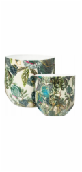 Home Styling Collection Kovové poklice na hrnce CATE, 2 kusy