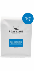 Roastains Brazil Sweet Espresso káva zrnková 1kg