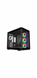 Cooler Master case Elite 600, ATX, Průhledná bočnice, 7x 120mm ARGB Fan, Černá