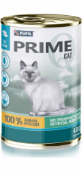 PUPIL Prime Rich in salmon with trout - mokré krmivo pro kočky - 400g
