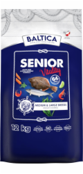 BALTICA Excellent Senior Vitality Baltic fish Medium and large breeds - suché krmivo pro psy - 12kg