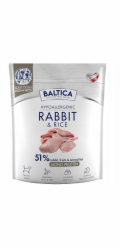 BALTICA Nutraceutic Hypoallergenic M Mono Rabbit with rice - suché krmivo pro psy - 1kg