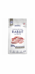 BALTICA Nutraceutic Hypoallergenic M Rabbit with rice - suché krmivo pro psy - 3kg