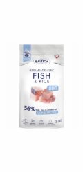 BALTICA Nutraceutic Hypoallergenic Light S Mono Fish with rice - suché krmivo pro psy - 3kg