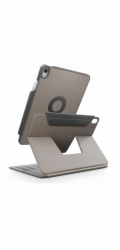 Uniq Magnetické pouzdro Rovus Snapmount s otočným o 360 stupňů, odnímatelným krytem pro Apple iPad Air 11 2024 / 11 2025 / iPad Air 10.9 2022/2020, šedé