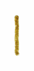 Řetěz vánoční, zlatá metalíza, 7,5 x 200 cm