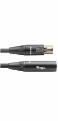 Stagg NAC1.5MX4FMX4MR, linkový kabel mini XLR 4-pin samec/mini XLR 4-pin samice, 1,5m