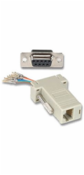 PremiumCord Redukce 9F-RJ45 zásuvka