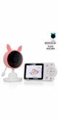 EVOLVEO Baby Monitor N3, dětská videochůvička, růžová