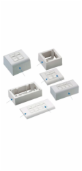 DATACOM Modul.dat.zásuvka UTP CAT5E 4xRJ45 na i pod omítku