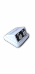 Dvojzásuvka ABB TANGO 2xRJ45 cat6A STP bílá