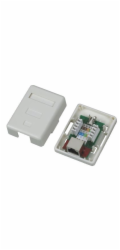 DATACOM STP jednozásuvka nad omítku Cat5e 1 x RJ45