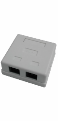 DATACOM Dvojzásuvka nad omítku-2xRJ45, Cat5e UTP