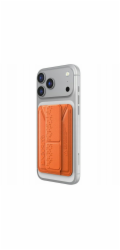 SKINARMA Magnetická peněženka Kado Haxa s držákem a stojánkem, oranžová
