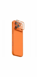 SKINARMA Magma Full Matte Glass pro fotoaparát iPhone 17 Pro Orange
