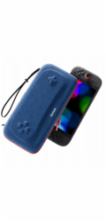 JYS Pevné pouzdro a přenášecí pouzdro pro Nintendo Switch 2 / G11 modré s červeným zipem