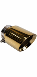 Poujoulat Koncovka tlumiče výfuku 101 mm vstup 76 mm zlatá