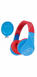PowerLocus Bluetooth sluchátka P1 modro-červená