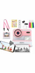 FLASH PINK OKAMŽITÝ FOTOAPARÁT S TERMOTISKÁRNOU PRO DĚTI