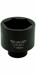 Adler Rázový nástrčný klíč 6hranný 1 65 mm krátký
