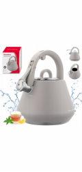 Klausberg OCELOVÁ KONVICE S PÍŠKÁLKOU 2,5 L KB-7949 ŠEDÁ