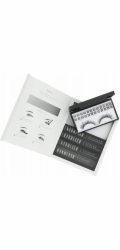 NoName NANOLASH_SET umělé řasy 10, 12, 14 mm přívěsky 36 ks + lepidlo na řasy 5 ml + lepidlo na řasy 5 ml + aplikátor na řasy 1 ks + odstraňovač řas 5 ml