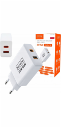 Zenwire Nabíječka Fast Wall Charger Cube GAN III 33W Power Adapter USB-C USB-A pro iPhone Samsung Zenwire YMS-618