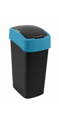 Keter Odpadkový koš FLIP BIN 45L /Černý/Modrý