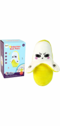 LeanToys Plyšový banán Interaktivní hudba 22 cm Žlutý