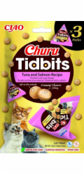 INABA Churu Tidbits Tuna with salmon - pamlsek pro kočky - 3x12g